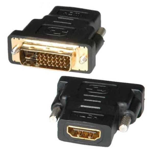 Adaptor-CleanPC-Zalau-HDMI-la-DVI-D-Dual-Link-24+1-pini-M-T-Roline