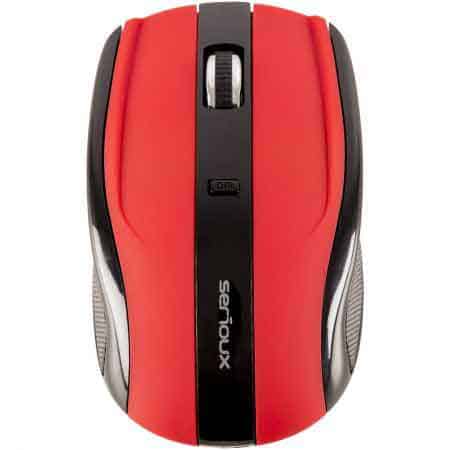 MOUSE-SERIOUX-CLEANPC-ZALAU-WIRELESS-RAINBOW-RED-OPTIC